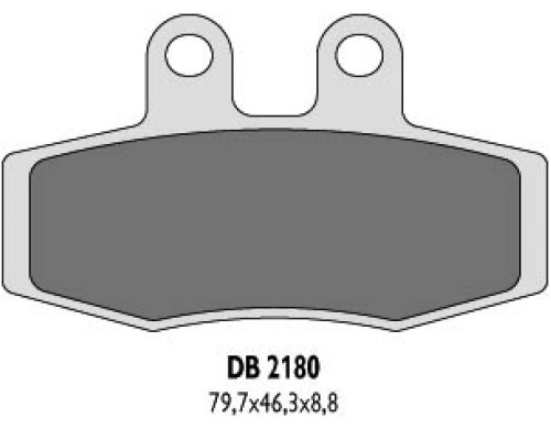 Гальмівні колодки delta braking kh132 - заміна db2180mx-d та db2180qd-d