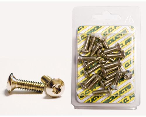 CC ГАЛЬМІВНИЙ ДИСК БОЛТИ КОНІЧНІ M6/18MM (20 ШТ.) TORX T-30