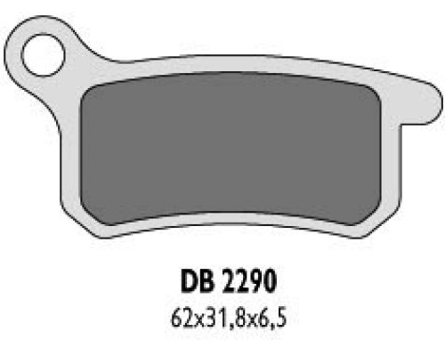 Гальмувальні колодки delta braking kh357 ktm sx65/85 задні - заміна db2290mx-d та db2290qd-d