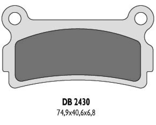 Гальмівні колодки delta braking kh164