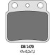 Гальмівні колодки delta braking kh137 ltz400 / ltr450 задні - заміна db2470mx-n та db2470qd-n