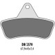 Гальмівні колодки delta braking kh271 arctic cat`96-04 (f+r) - заміна db2570mx-d та db2570qd-d