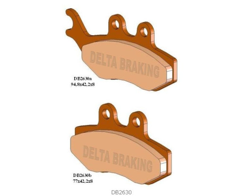 Гальмівні колодки delta braking kh194 - заміна db2630mx-d та db2630qd-d