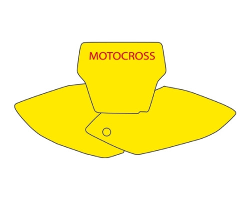 наклейок (вінірів) на стартові номери HONDA crf 450 '05-'07 blackbird на HONDA crf 450 '05-'07