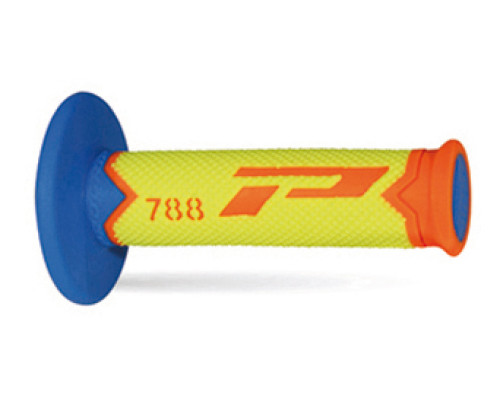 Progrip pg788 кайдани для бездоріжжя (22+25мм, довжина 115мм) fluoресцентний помаранчевий/жовтий fluoресцентний/світло-блакитний (трикомпонентні) (788-280) (788-280)