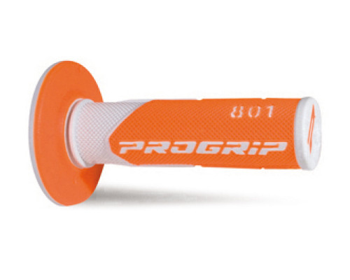 Progrip pg801 off road (22+25мм, довжина 115мм) fluo white/orange (двокомпонентний) (pg801wh/orf) (801-242) (801-242)