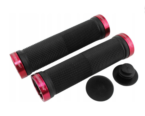 Progrip manoeuvres pg999 atv/jet ski/mtb (22+22мм, довжина 120мм) колір чорний з червоною фіксацією (999-107)