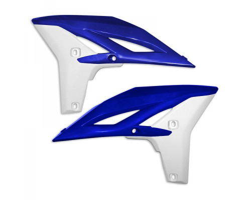 Ковпачки радіатора UFO YAMAHA yzf 250 '11-'13, wrf 450 '12-'15 колір oem (білий/синій)