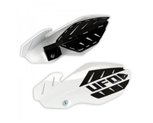 UFO flame захисні крила (поручні) YAMAHA yzf 250/450 '14-'17 білий/чорний (з кріпленням) -