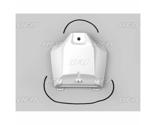 Кришка паливного баку UFO YAMAHA yzf 250 '19-'23, yzf 450 '18-'22, wr 250f '20-'25, wr 450f '19-'25 колір білий