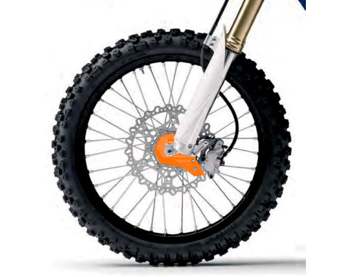 Polisport promotion кришка переднього нижнього амортизатора (з монтажним комплектом) ktm sx/sx-f/xs/xc-f/exc/exc-f 03-14 колір помаранчевий