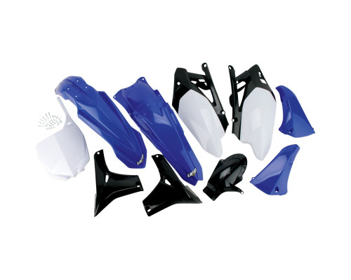 Набір пластикових обвісів YAMAHA yzf 450 '10 колір oem (білий/синій/чорний) (ya309e999) (ya309e999)