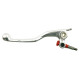 V parts (vicma) ktm sx/exc '04-'07 swm 300/ 500 важіль зчеплення з пружиною та регулювальним гвинтом (короткий), сріблястий (dskt03svk) (73761)