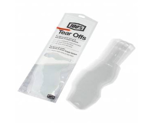 100 PROCENT Armega/Armatic Forecast Tear-Offs Комплект для окулярів 50 шт Прозорий