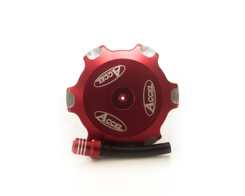 Кришка пальника accel honda crf 250r '18-20, crf 450r '17-20 червона - акція