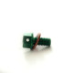 Пробка маслозливна ACCEL KAWASAKI KXF '19-20 (з магнітом) зелена (M8X1.25) (MDP-09GR)
