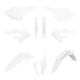 Повний комплект polisport YAMAHA yz 125/250 '22-'24 передня панель (8666000008) та накладки на амортизатори (8352000001) білі