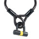 Oxford Linka Loop Lock Замок Сталевий з Ключем Довжина 2м x 15мм Чорний