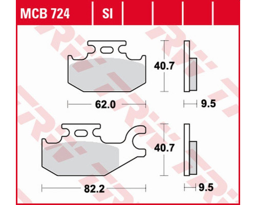 Trw lucas zf гальмівні колодки kh organic benelli caffe nero 250 '08-, suzuki uh 125 burgman '07-, ux 125/150 sixteen '08-'13, uh 200 burgman '07-, задні