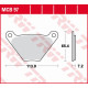 Гальмівні колодки trw lucas zf kh024/2 organic harley-davidson fl/flh/flhs 1200, flh/fxb/fxe/fxef/fxs 1340 '75-'85 передні/задні