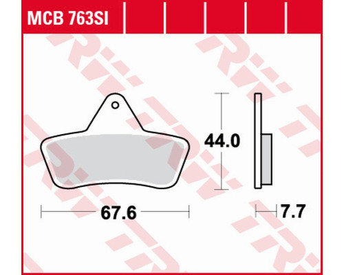 Тормозні колодки trw lucas zf kh271 sinter offroad arctic cat 250/300/400 2x4/4x4 '98-'04, tbx/tbk 500 4x4 '02-'04, laverda quasar 400/500 '04, перед/зад