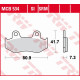 Гальмівні колодки trw lucas zf kh092 organic honda cr 125r '84-'86, mtx 125 '85-'95, nes/sh 125/150 '00-'08, xl 125r '85-'91, xl 250r '84-'93, xl/xr '82-'86, xl/xr '83-' 87 спереду