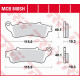 Тормозні колодки trw lucas zf kh261 sinter street honda gl 1800 gold wing '01-'17, vfr 800f '06-'13, xl 1000v varadero '04-'11, cbr 1100xx '97-'08, st 1100/1300 paneuropean '96-'07, vtx 180 0 '02-'08 ззаду
