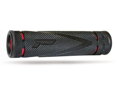 Рукоятки для квадроциклів progrip pg838 (22+22мм, довжина 125мм), колір чорний/червоний (двокомпонентні) (838-sa-149;838-149 sa)