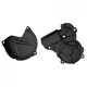 Комплект кришок генератора та зчеплення polisport ktm exc/xcw 250/300, husqvarna te 250/350 `13-16 чорний (8460200001+8464300001)