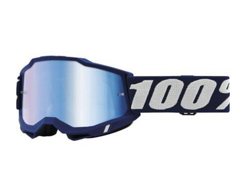 100 PROCENT Accuri 2 Окуляри Дзеркальна лінза Синє дзеркало Глибокий морський Синій/Білий