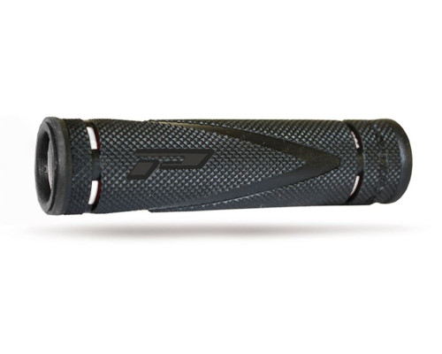 Ручки для квадроциклів progrip pg838 (22+22мм, довжина 125мм), колір чорний/білий (двокомпонентні) (838-sa-137;838-137 sa)