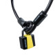 Oxford Loop Lock Junior трос проти крадіжки зі сталі з замком 1,8м x 10мм чорний