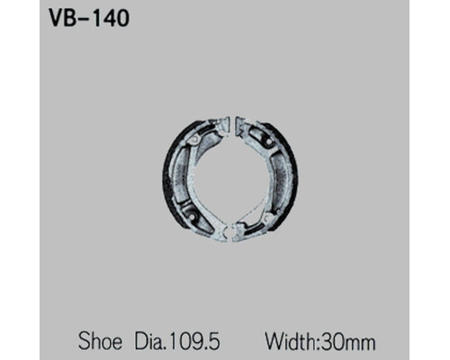 Гальмівні колодки vesrah honda xl 250r '82-'87, xl350r '84-'86 (made in japan)