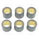 Athena rolki wariatora 6 szt. 19x17 mm 11,5 gr. aprilia sr 125/150, derbi boulevard 125/150/200, gilera dna/runner 125/180, ЗАДНІhoon 125, piaggio fly/hexagon/skipper 125/150
