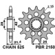 Зірочка передня pbr 2150 16 18nc aprilia 750/1200 (ланцюг 525) (jtf709.16)