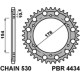 Задня зірочка pbr 4434 44 c45 honda cb 1000r (08-16) (jtr1340.44) (ланцюг 530)