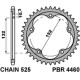 Задня зірочка pbr 4460 43 (загартувана сталь) mv augusta 800/910/920/989/990/1000 04-16 (525 ланцюг)