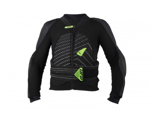 UFO chest guard (armor) ultralight evo bodyguard children / junior / kid color black/green fluo size s (ce level 2) - колекція 2022 -