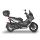 Kappa Aprilia SR/GT 125/200 '22 Стійка для центрального кофра Без плити Чорний