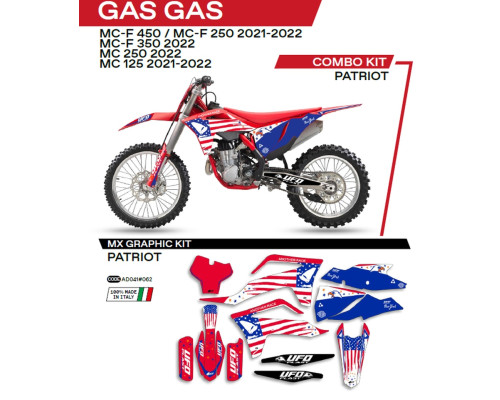 Набір наклейок нло gas gas mc 125 '21-'22