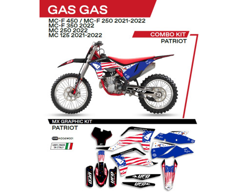 Набір наклейок нло gas gas mc 125 '21-'22