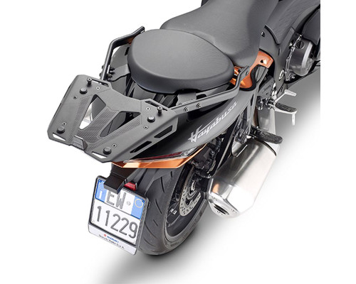Kappa, Стелаж kufra центрального, для Suzuki GSX 1300R Hayabusa '21-, Металевий, Чорний