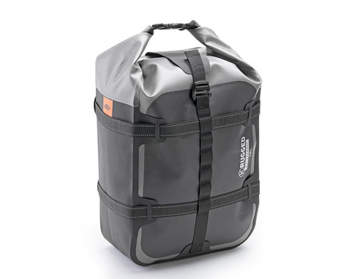 Kappa Rugged торба на сидіння/багажник 100 PROCENT водонепроникна 20л 45x27x19см чорний-срібний