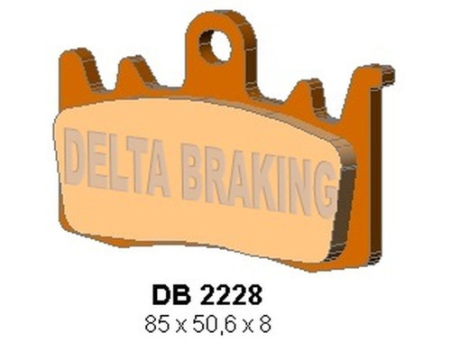 Delta braking kh630 передні гальмівні колодки aprilia tuono 1000/1100 '13-'16, caponord 1200 '13-'17, bmw f 800/900r '15-'22, s1000xr '15-'18, r 1200gs/r/rs '13-'18, r nine-t 12 00 '14-'22, ducati multistrad