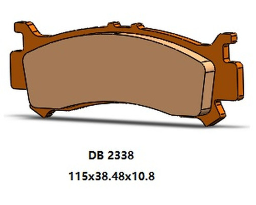 Гальмівні колодки delta braking kh701 передні ліві HONDA sxs 1000 pioneer '16-'22, sxs 1000 talon '19-'22
