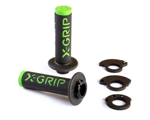 X-grip promotion braaaap ручки lock-on-grip (з адаптерами rolgaz) зелений колір зелений