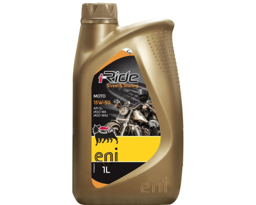 Agip (eni) i-ride moto 15w50 напів синтетична моторна мастила 1л