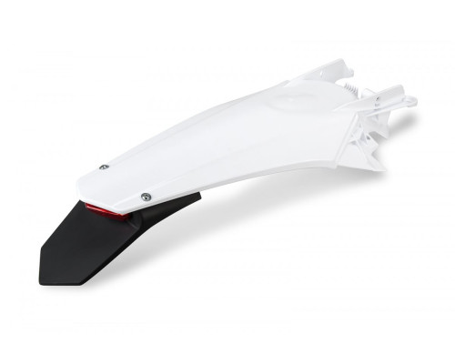 UFO заднє крило gas ec/ec-f '21 white (enduro зі світлодіодним підсвічуванням)