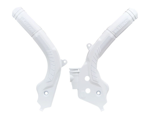 Racetech (rtech) захист рами (комплект) біматеріал super grip ktm sx 125/150 '16-18, sx 250 '17-18, exc/excf 250/350/450 '17-19, sxf 250/350/450 '16-18 колір білий