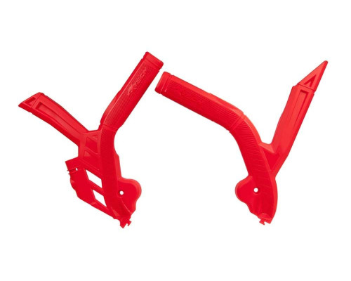 Racetech (rtech) захист рами (комплект) біматеріал super grip beta rr 125 / 250 / 300 / 350 / 430 / 480 '20-21 колір червоний